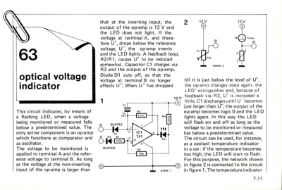 optical voltage indicator