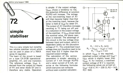 simple stabiliser