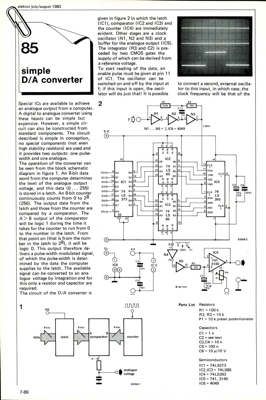 simple D/A converter