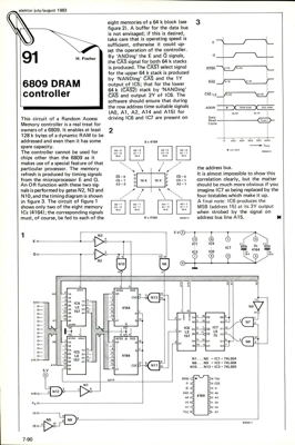 6809 DRAM controller