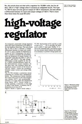 high-voltage regulator