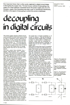 decoupling in digital circuits