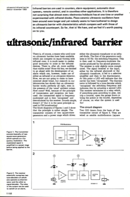 ultrasoniciinfra-red barrier