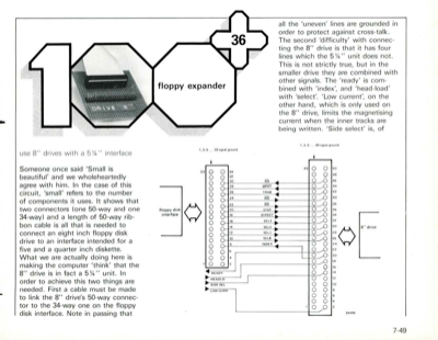 floppy expander - use 8"" drives with a 5 1/4"" interface