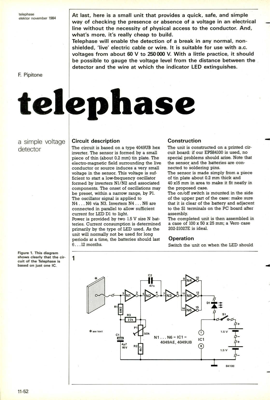 telephase - a simple voltage detector