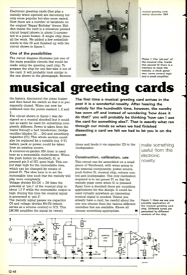 musical greeting cards - make something useful from this electronic novelty