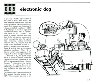 electronic dog