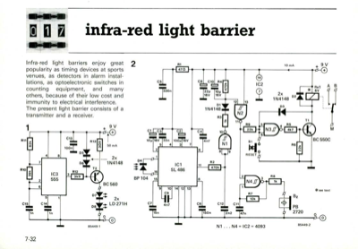 infra-red light barrier
