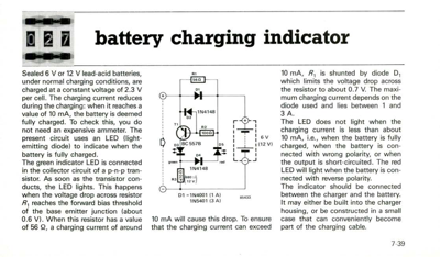 battery charging indicator