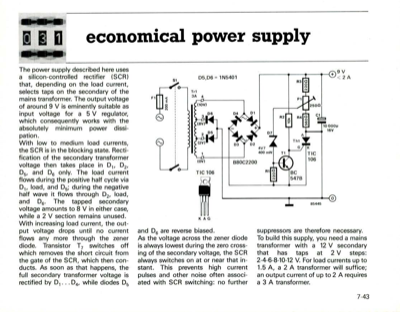economical power supply