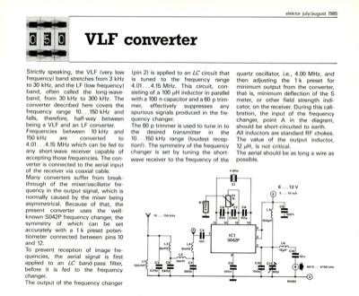 VLF converter