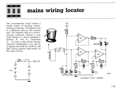 mains wiring locator