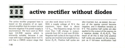 active rectifier without diodes