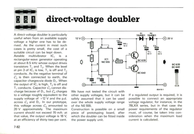 direct-voltage doubler