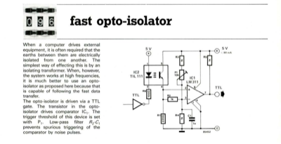 fast opto-isolator
