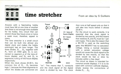 time stretcher