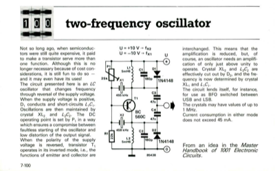 two-frequency oscillator