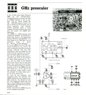 GHz prescaler