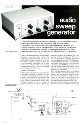 audio sweep generator