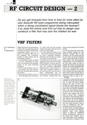 RF circuit design (2) - VHF filters