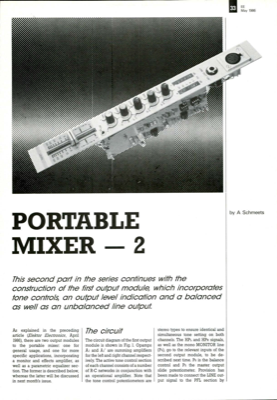Portable mixer (2)