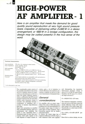 High-power AF amplifier (1)