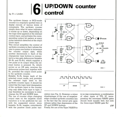 Up/down counter control