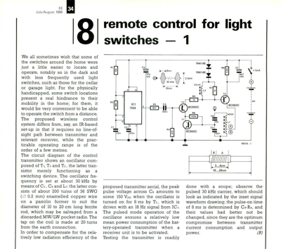 Remote control for light switches 1
