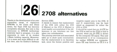2708 alternatives