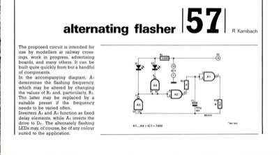 Alternating flasher