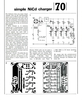 Simple NiCd charger