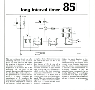 Long-interval timer