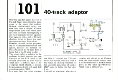 40-track adaptor