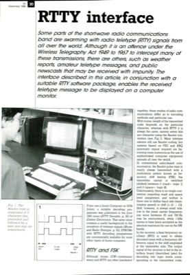 RTTY interface