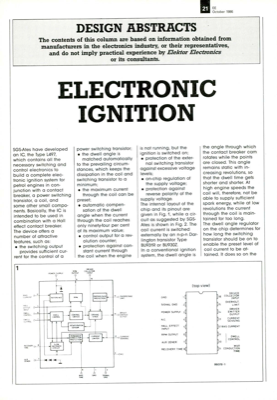Electronic ignition