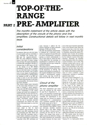 Top-of-the-range preamplifier (2)