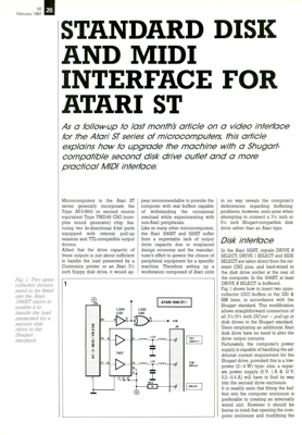 Standard Disk And Midi Interface For Atari St