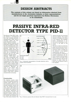 Passive Infra-Red Detector Type Pid-11
