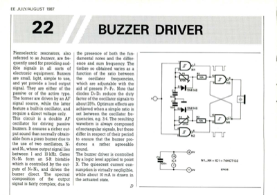 Buzzer Driver
