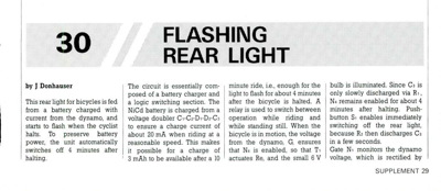 Flashing Rear Light