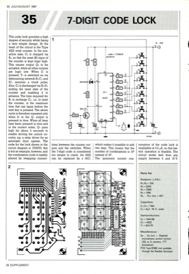 7-Digit Code Lock