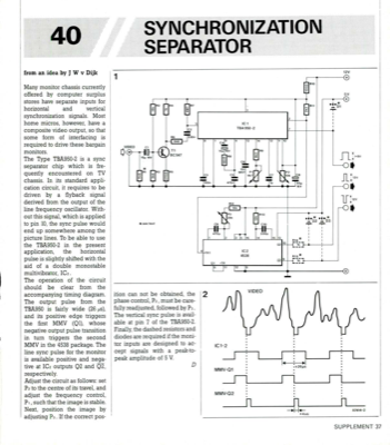 Synchronization Separat0R