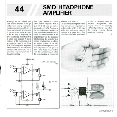 Smd Headphone Amplifier