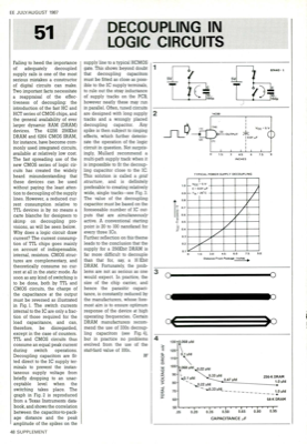 Decoupling In Logic Circuits