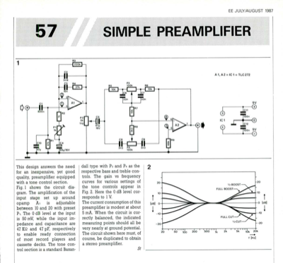 Simple Preamplifier