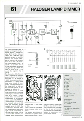 Halogen Lamp Dimmer