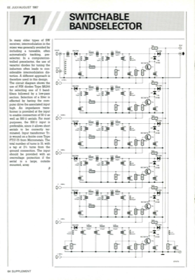 Switchable Bandselector