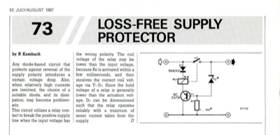 Loss-Free Supply Protector