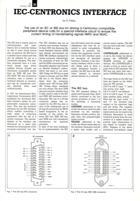 Iec-Centronics Interface