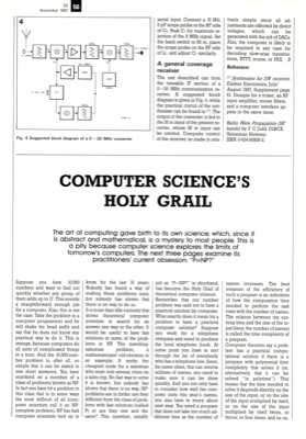 Computer Science'S Holy Grail